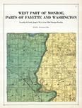 Monroe and Fayette Townships, Palo, Toddville, Linn County 1921